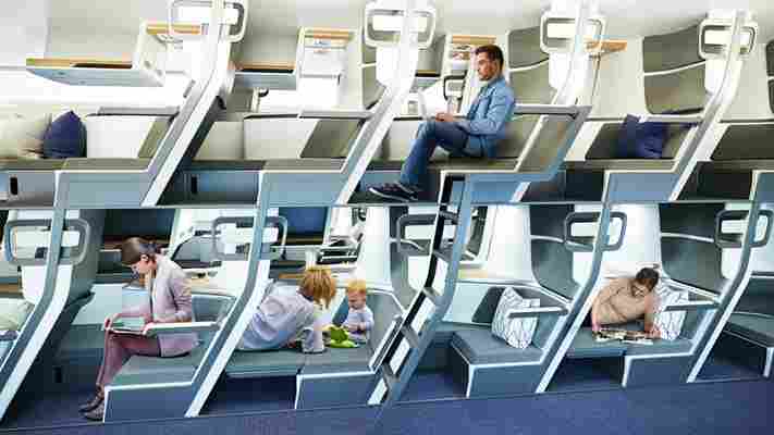 Are these double-decker lie-flat seats the future of economy flights?
