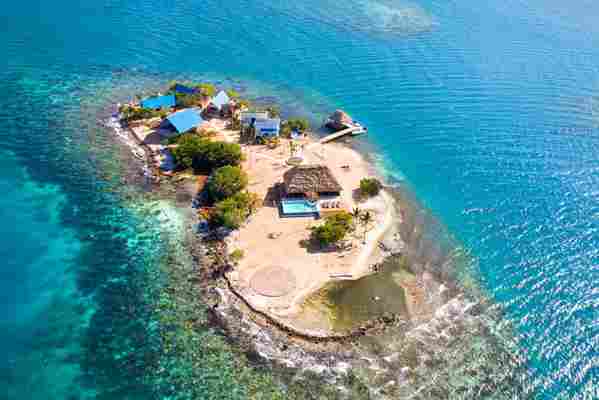 Rent this new private coral island located off the coast of Belize