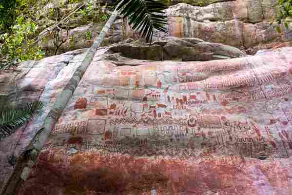 Colombian prehistoric rock art hailed as 'Sistine Chapel of the ancients'